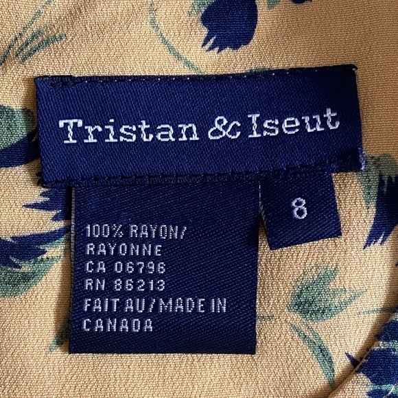 Tristan & Iseut I 90s I Floral Sleeveless Mini Sheath Dress I FLAWED - Picture 3 of 16